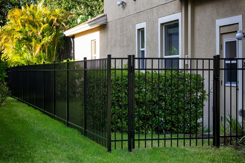 Black Aluminum Fence