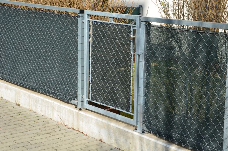 Chain-Link Fence with Gate